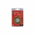 Task Tools Wheel Wire Mtl 2in 1/4in Shnk T25612
